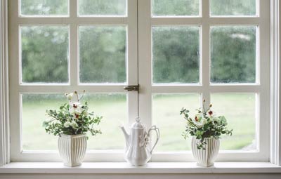window in old home